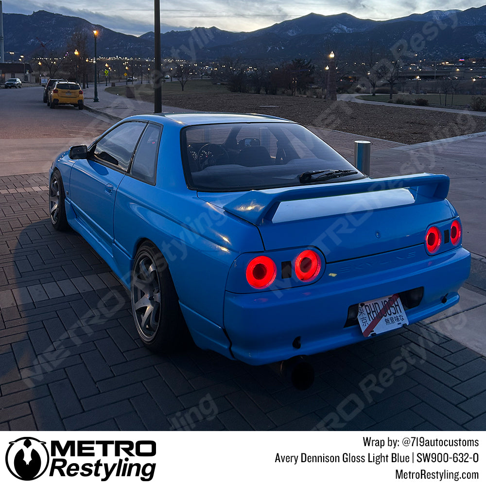 blue nissan vinyl