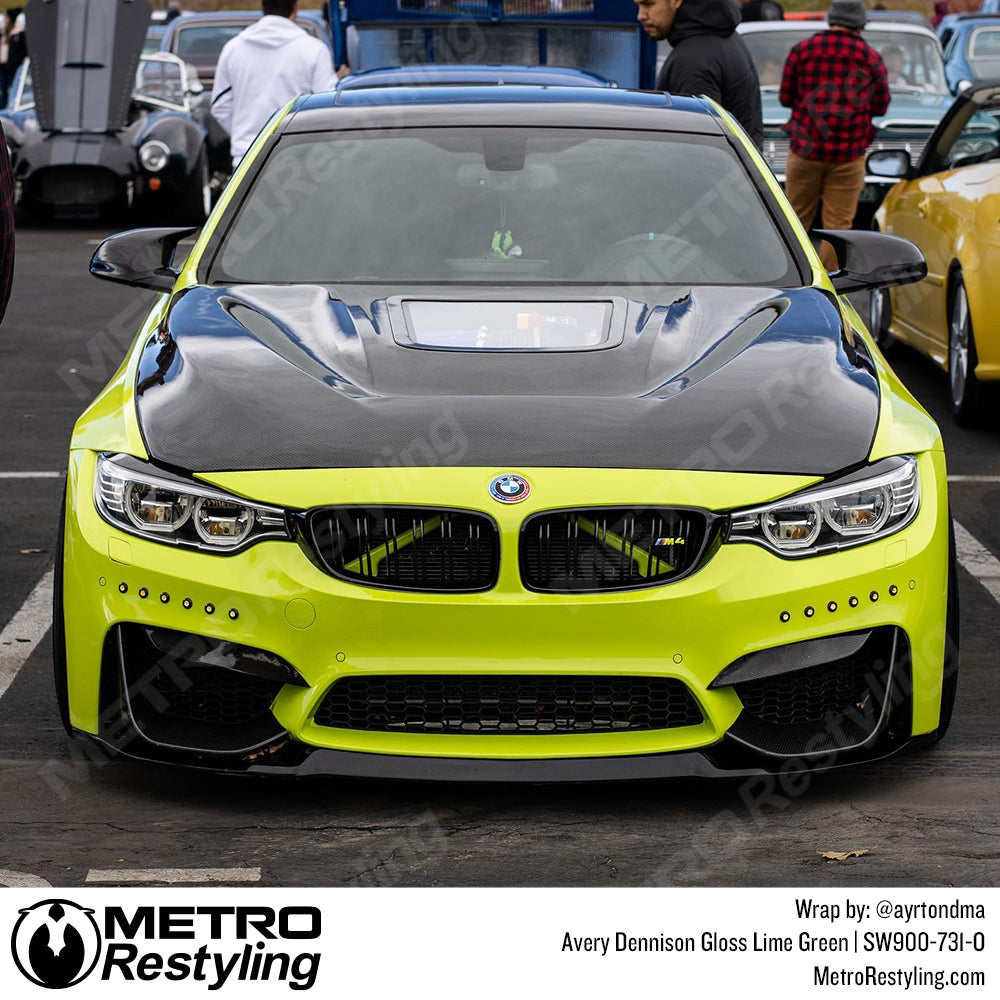 Lime Green BMW Wrap