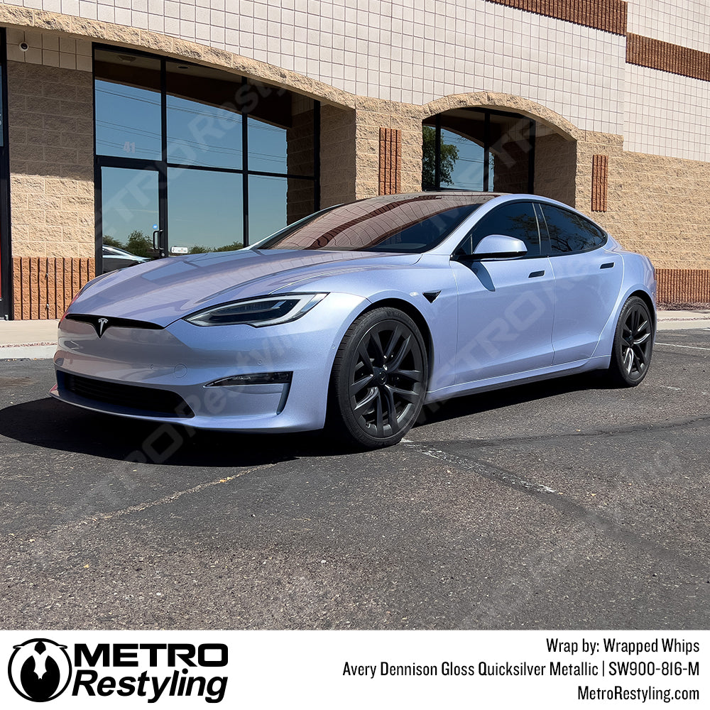 silver tesla wrap
