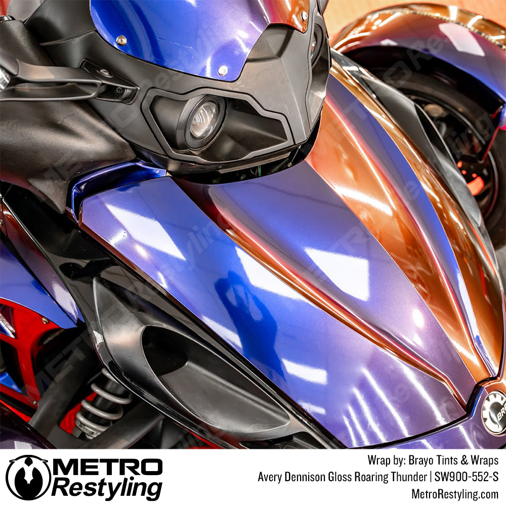 can am wrapped in roaring thunder wrap