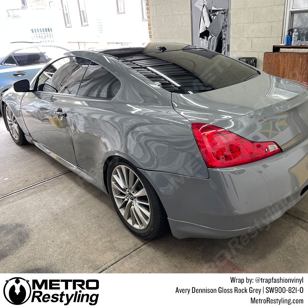 Vinyl Wrapped Infiniti Gloss Gray