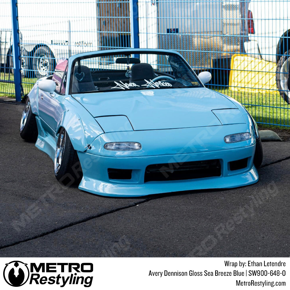 mazda blue wrap