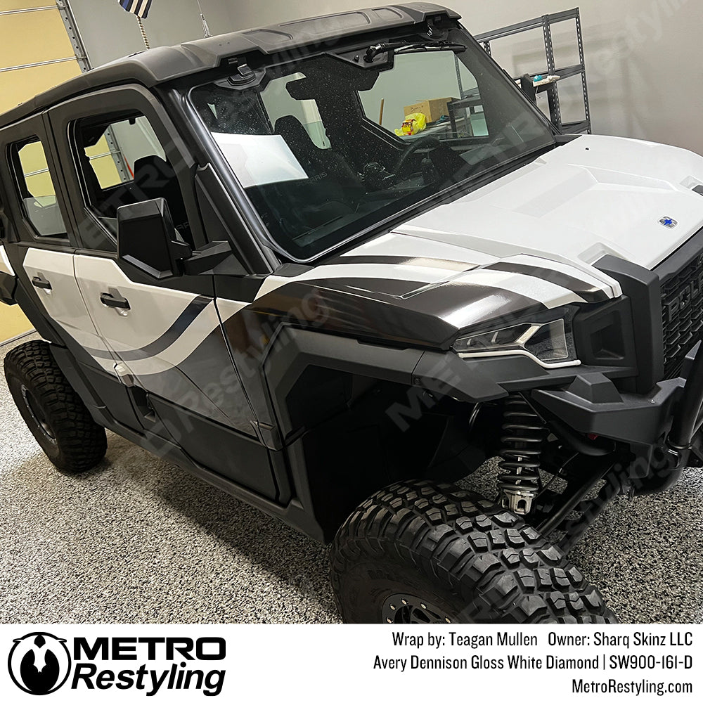 white atv wrap