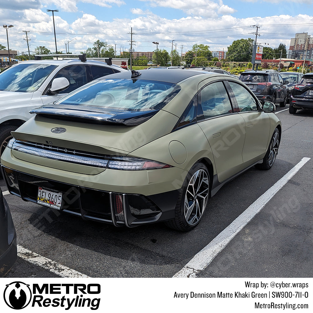 hyundai khaki green wrap