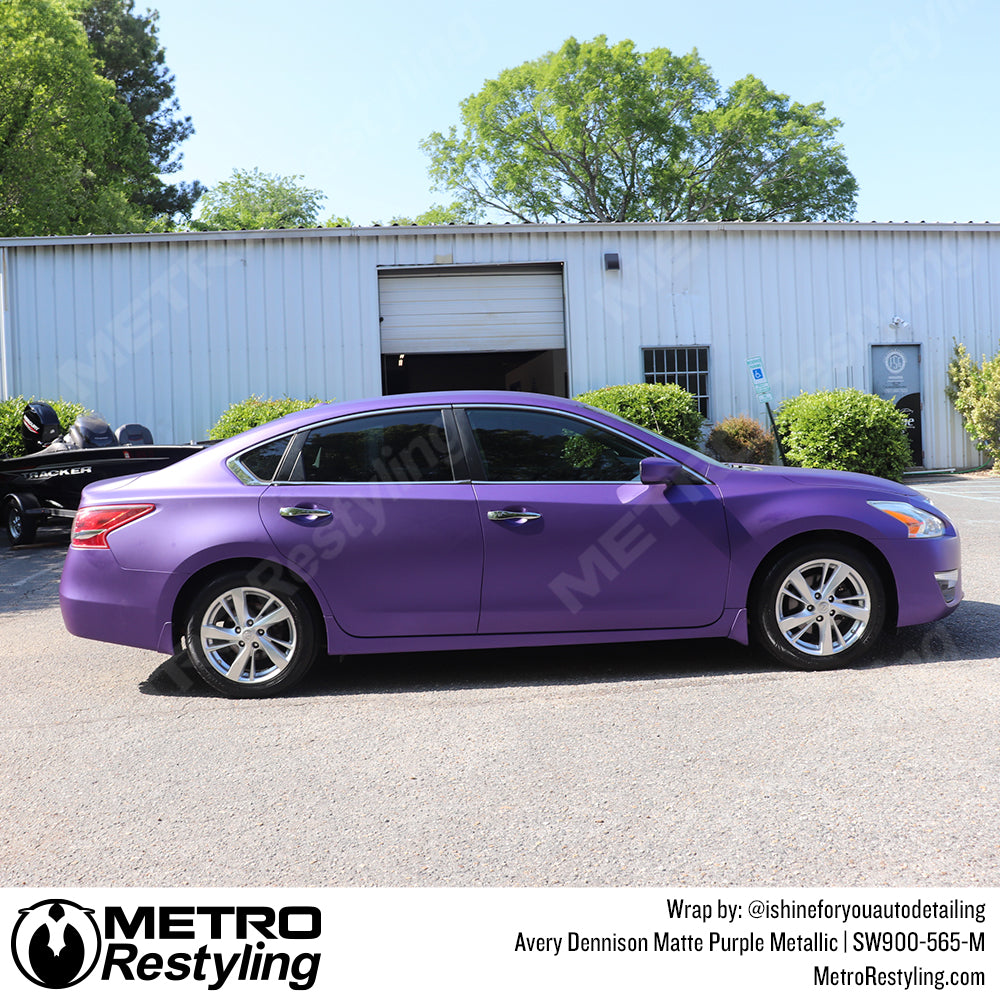 purple nissan wrap