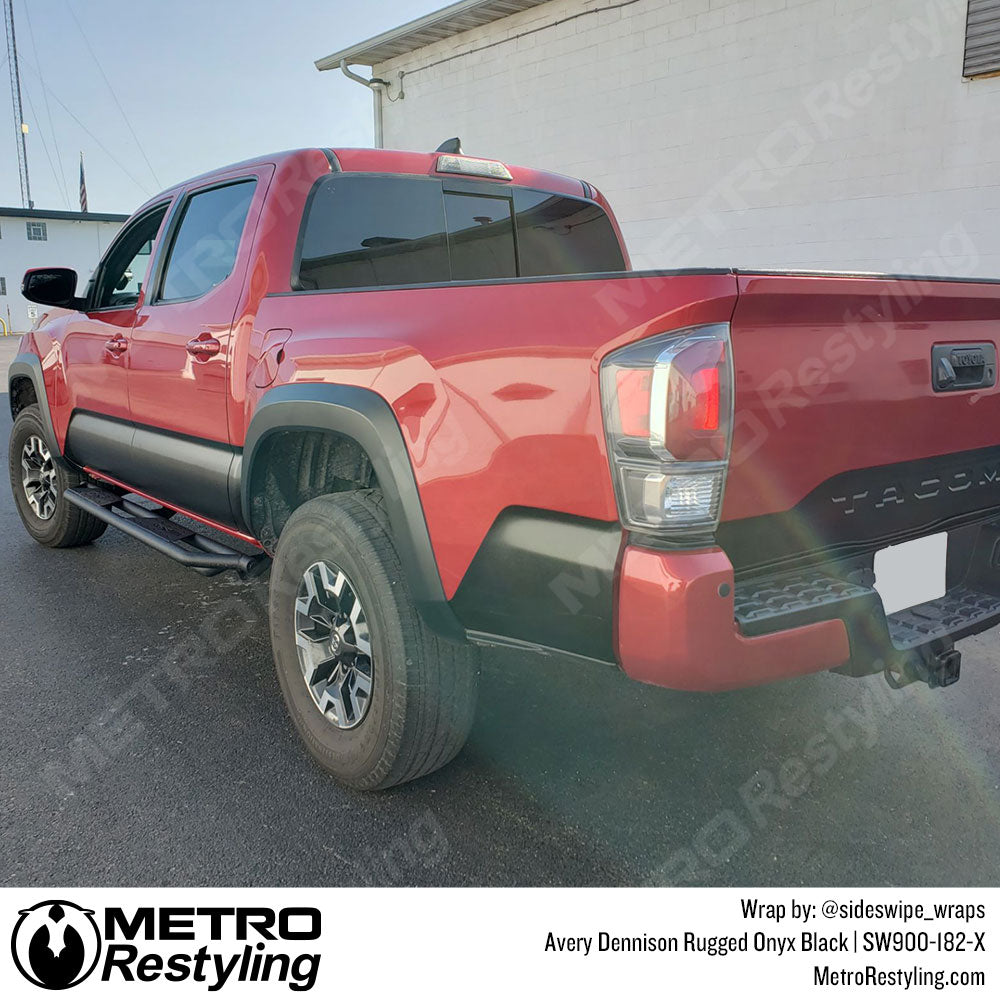 Toyota Truck Black Vinyl Wrap