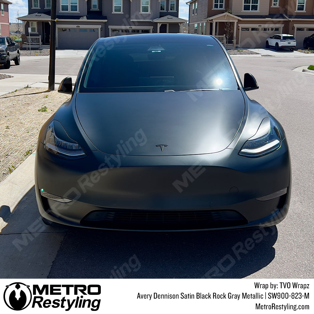 black tesla wrap