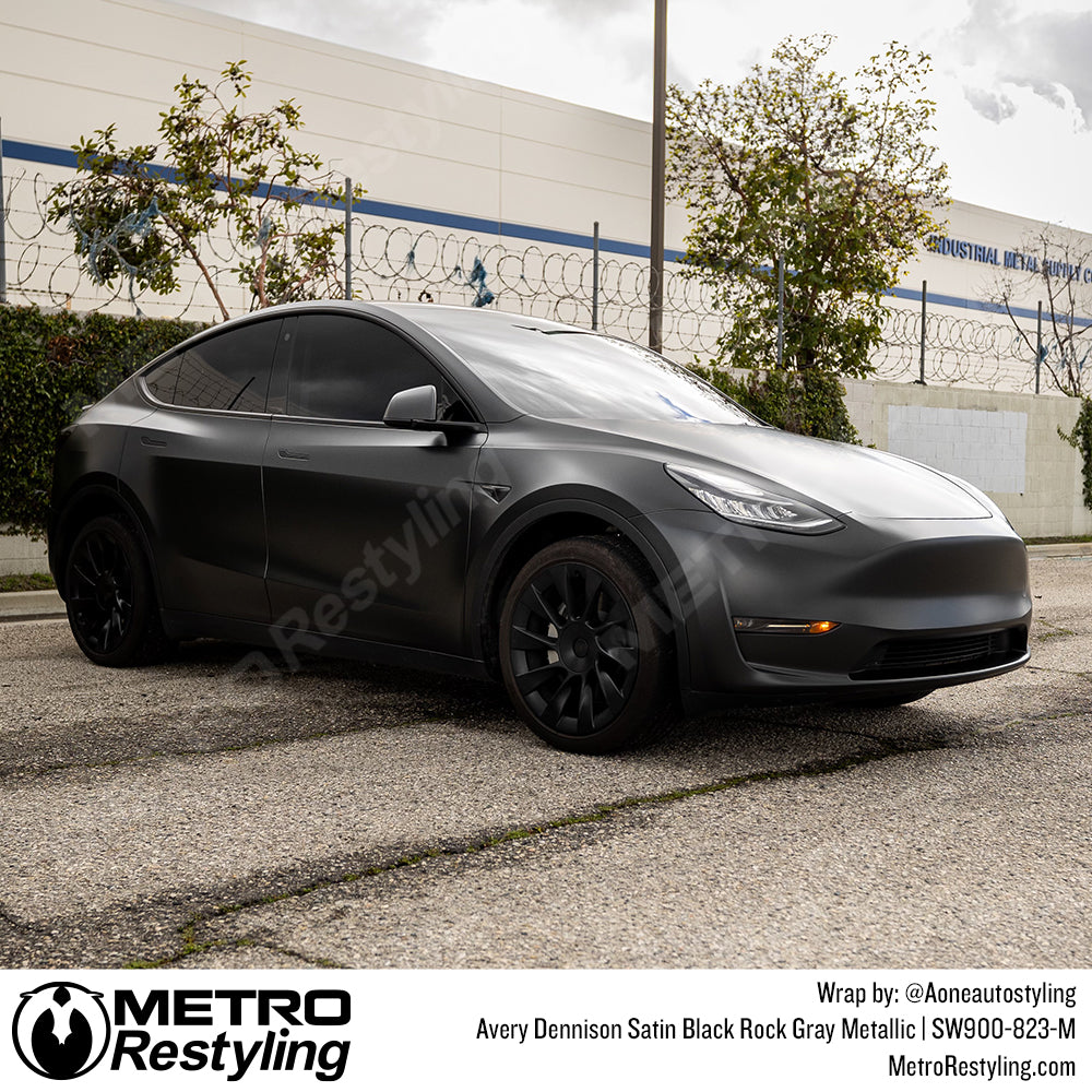 black tesla wrap