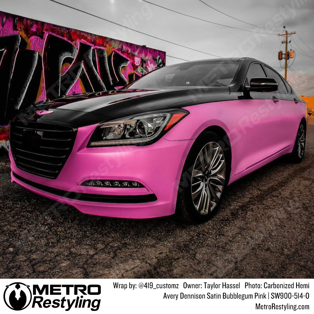 pink hyundai wrap