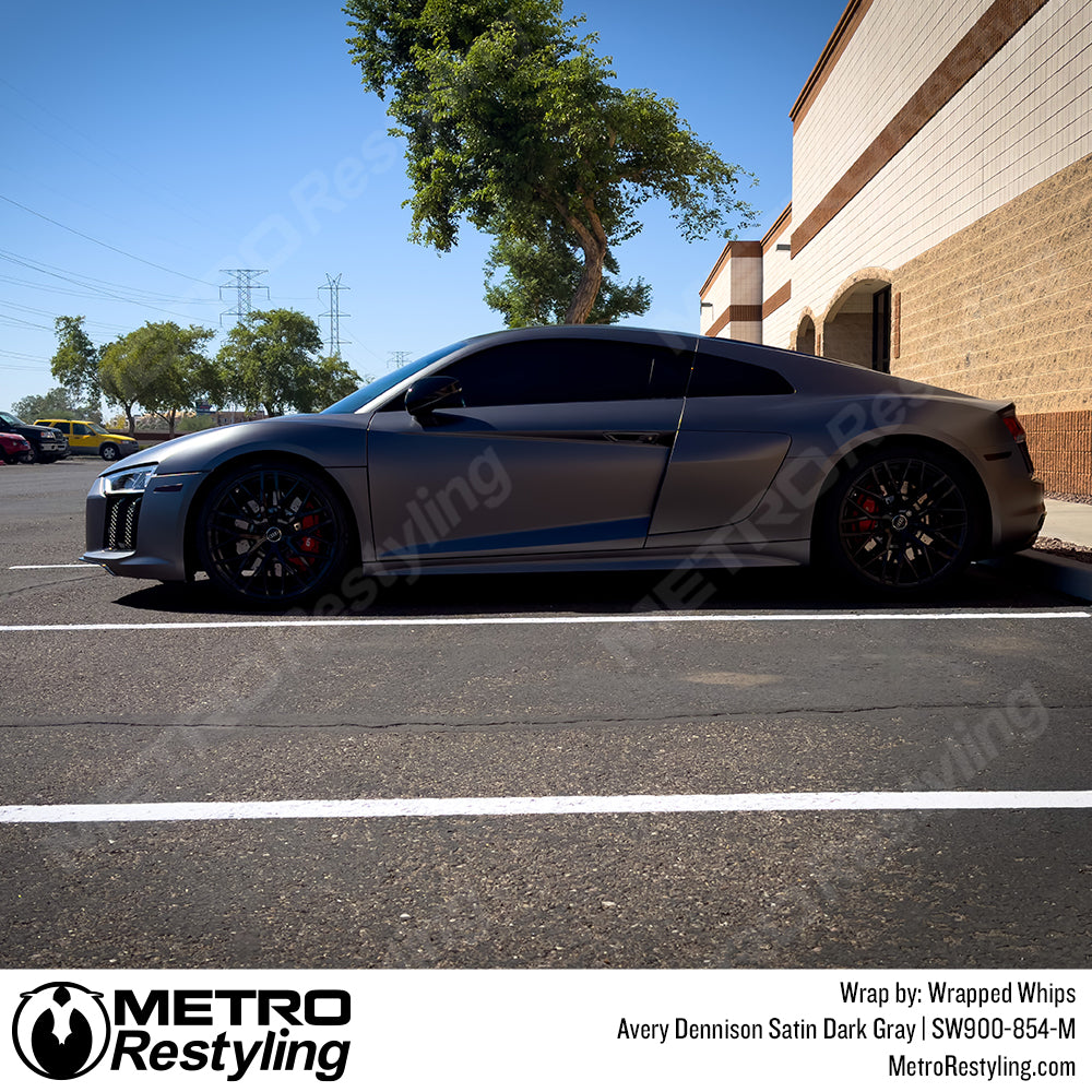 dark gray audi wrap