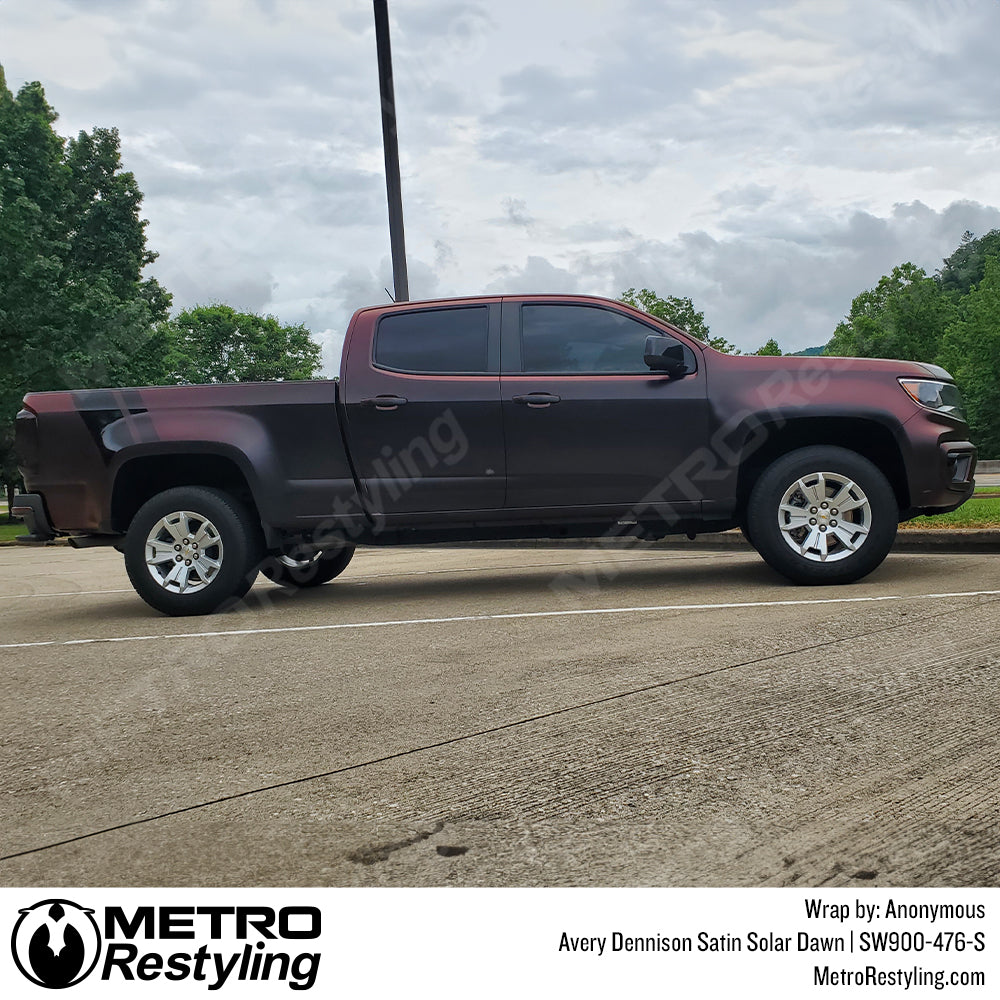 red black chevy wrap