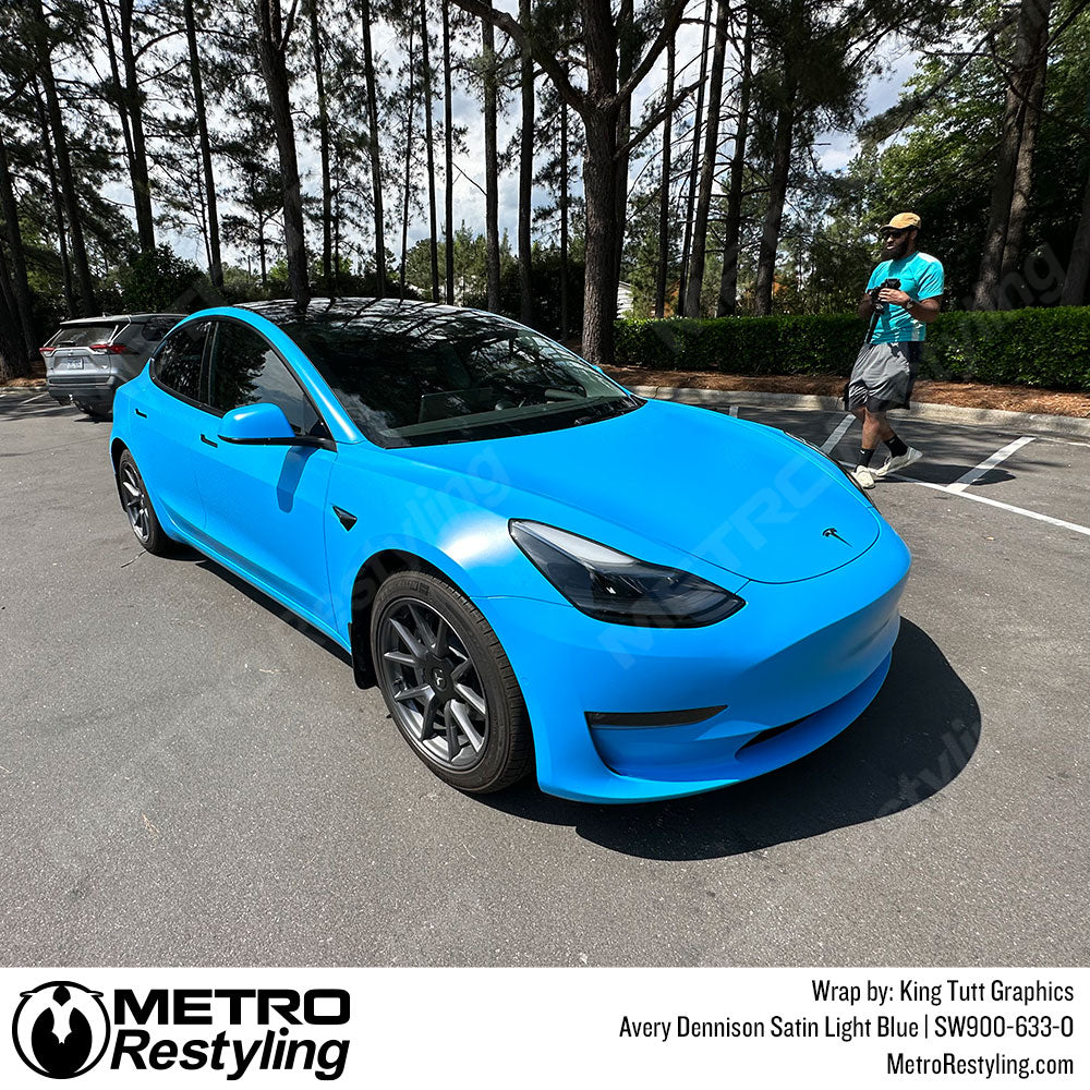 Tesla Wrap Blue