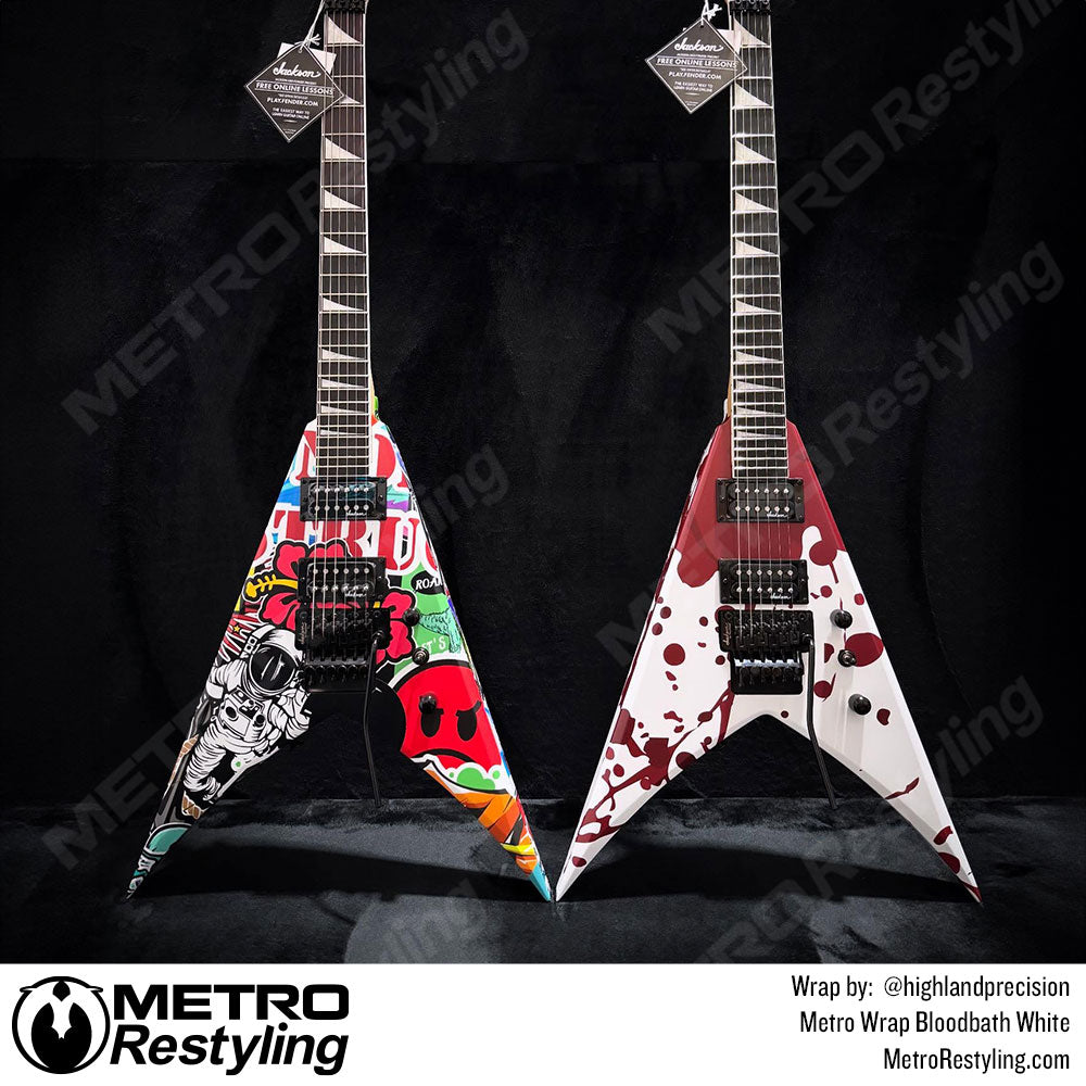 blood guitar design