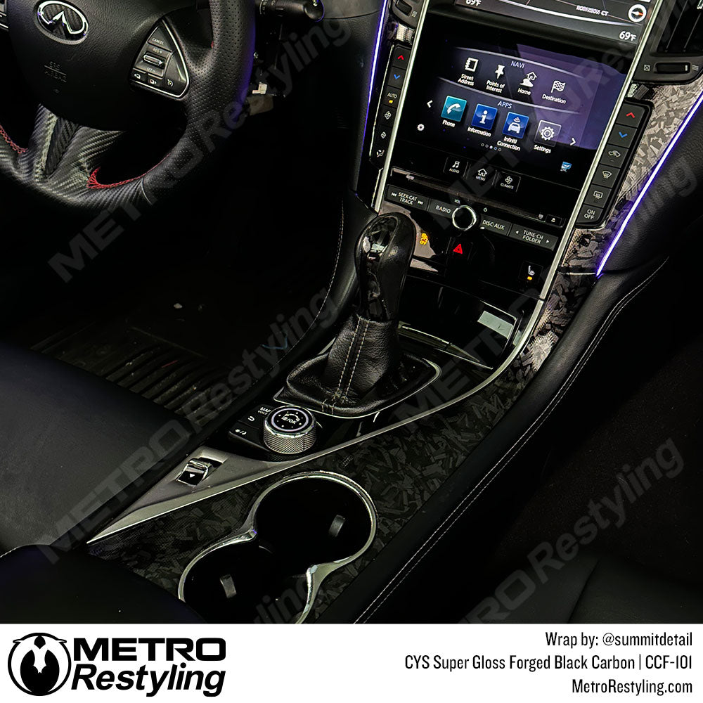 carbon fiber dashboard wrap