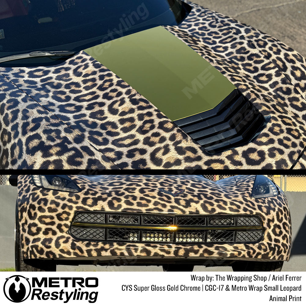 gold chrome accent wrap