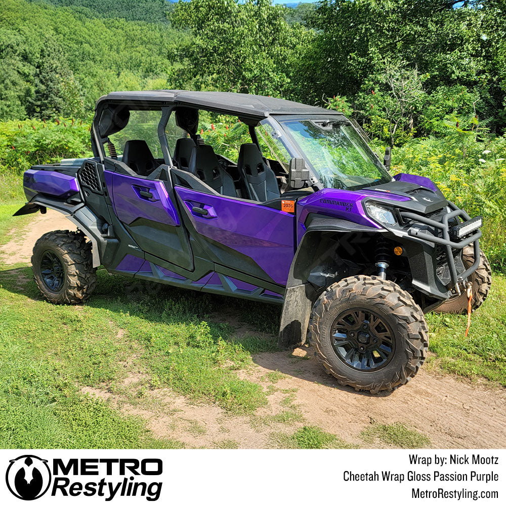 purple can am wrap