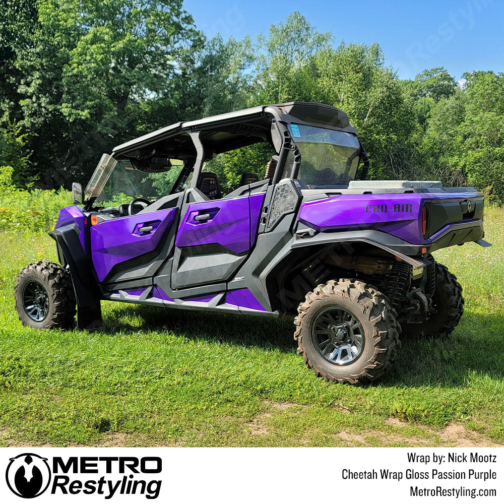 purple side by side wrap