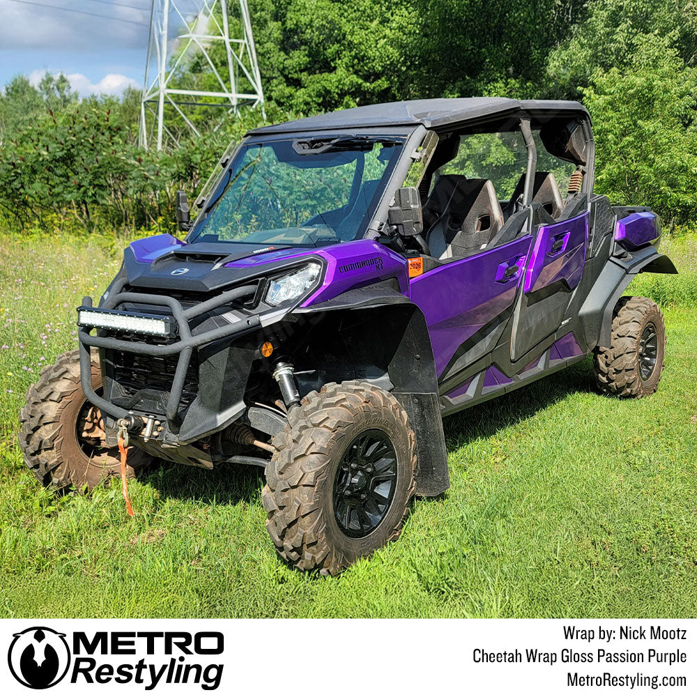 purple utv wrap