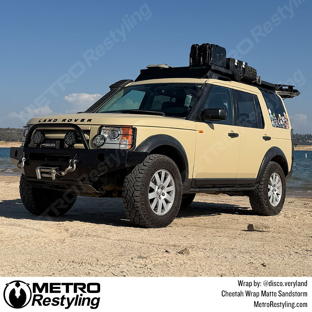 matte sandstorm suv wrap