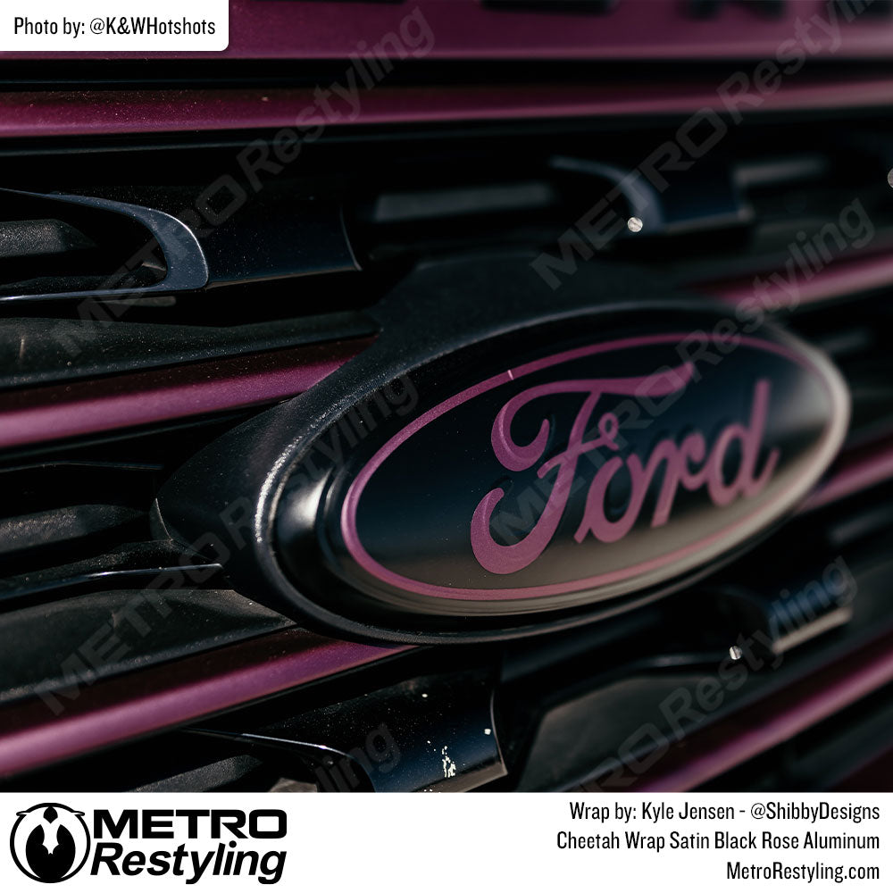 metallic purple ford explorer wrap