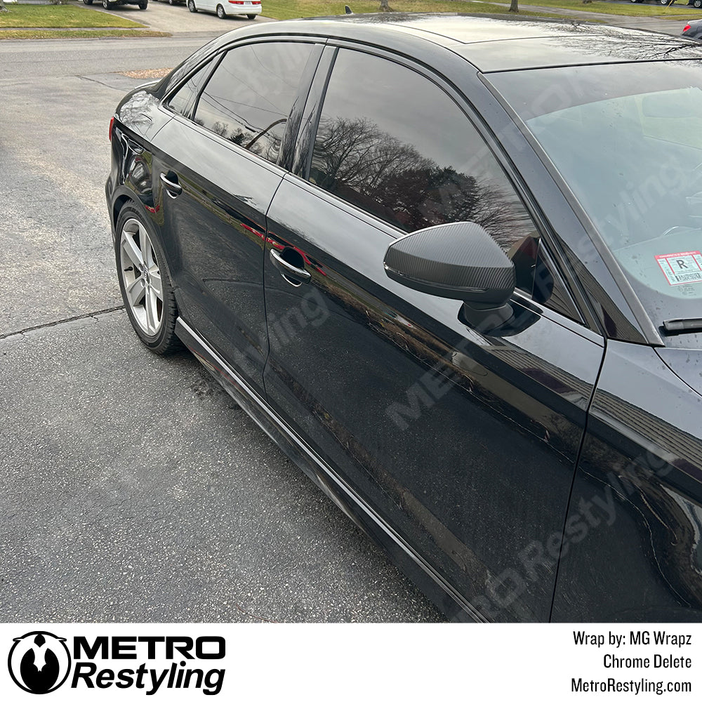 chrome delete audi wrap