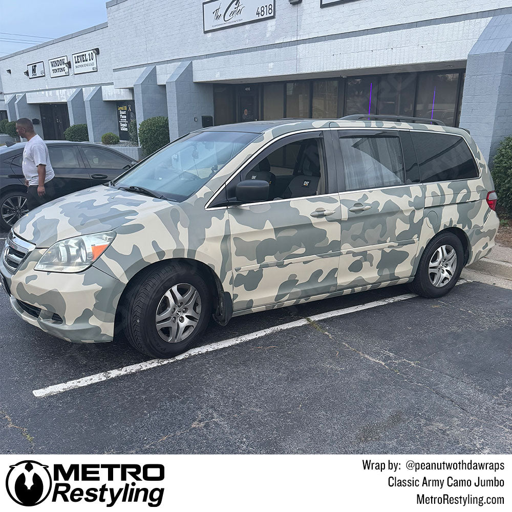 Classic Army Honda Odyssey wrap