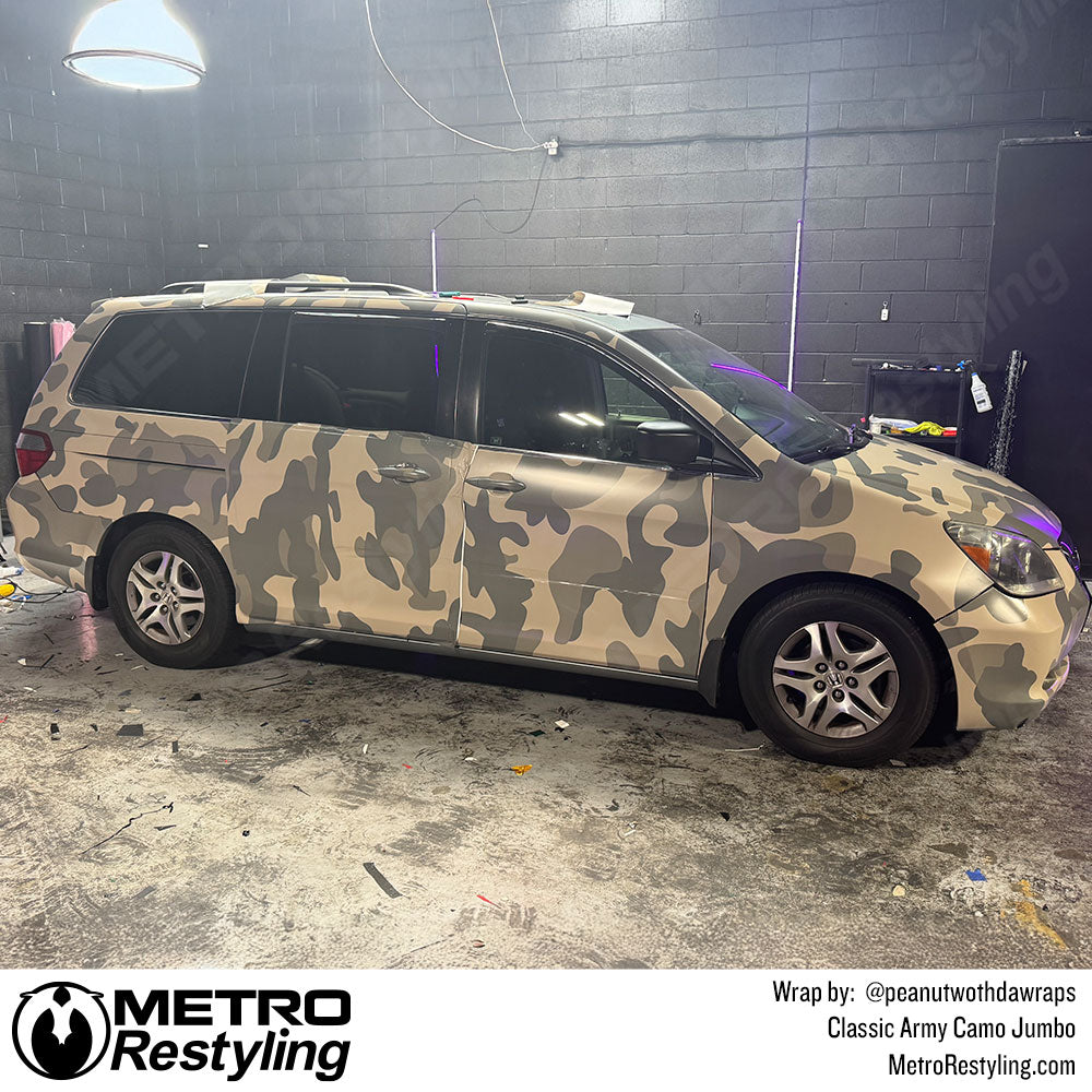 Classic Army Honda Odyssey wrap
