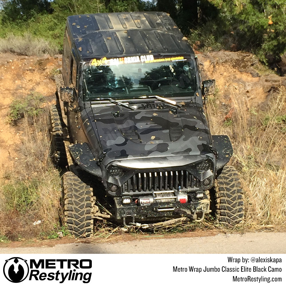 Black Jeep Wrangler Wrap