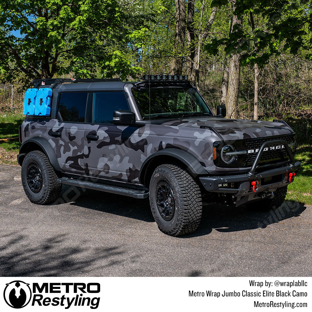elite black camo on ford bronco