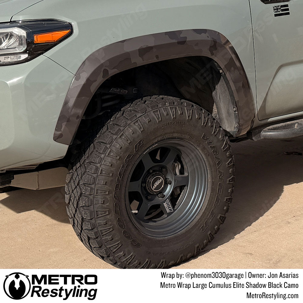 camo fender flare wrap