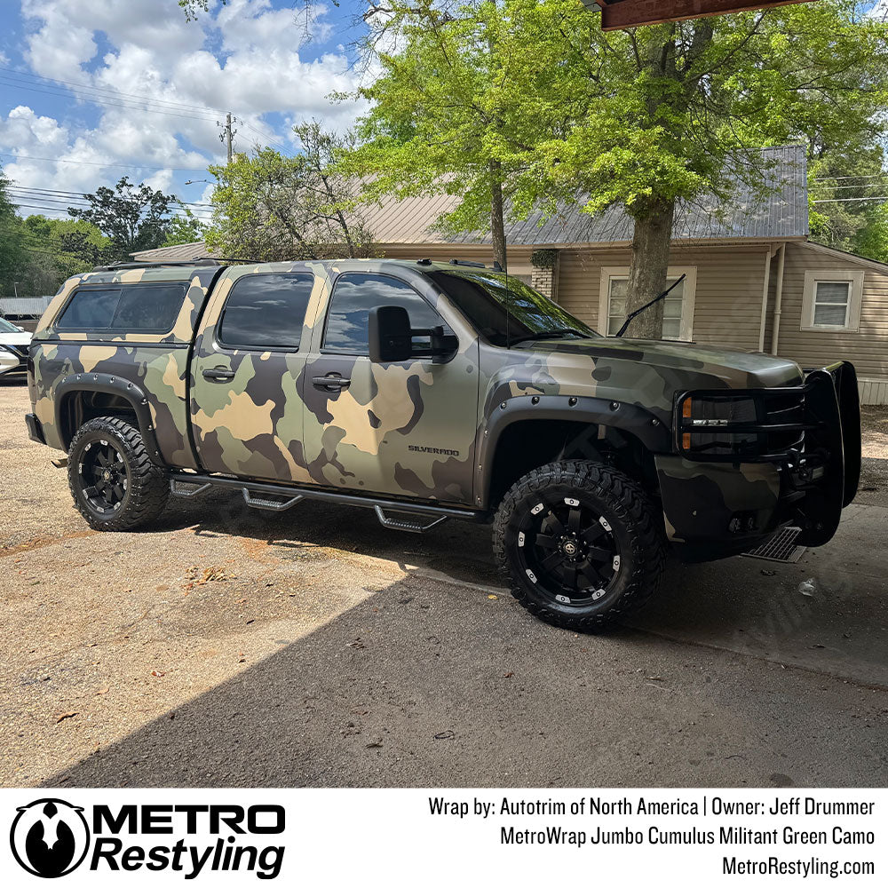 cumulus camo truck wrap