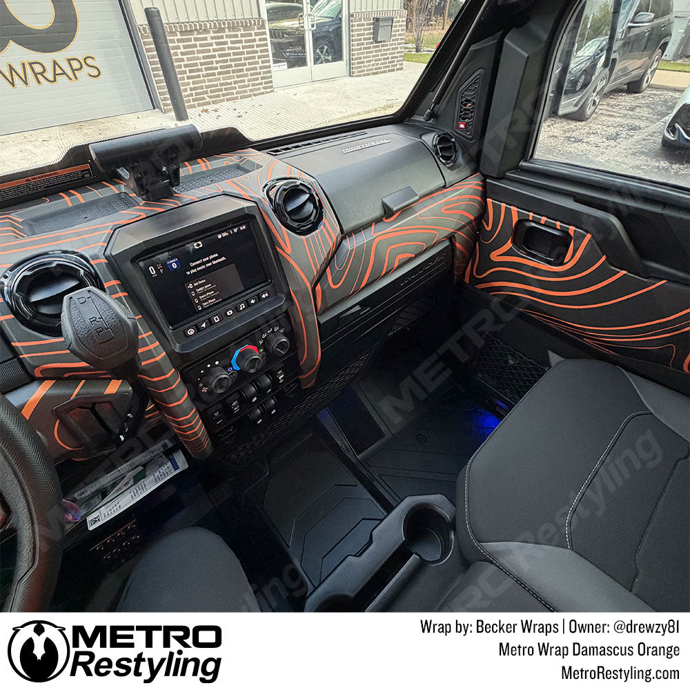 damascus car interior wrap
