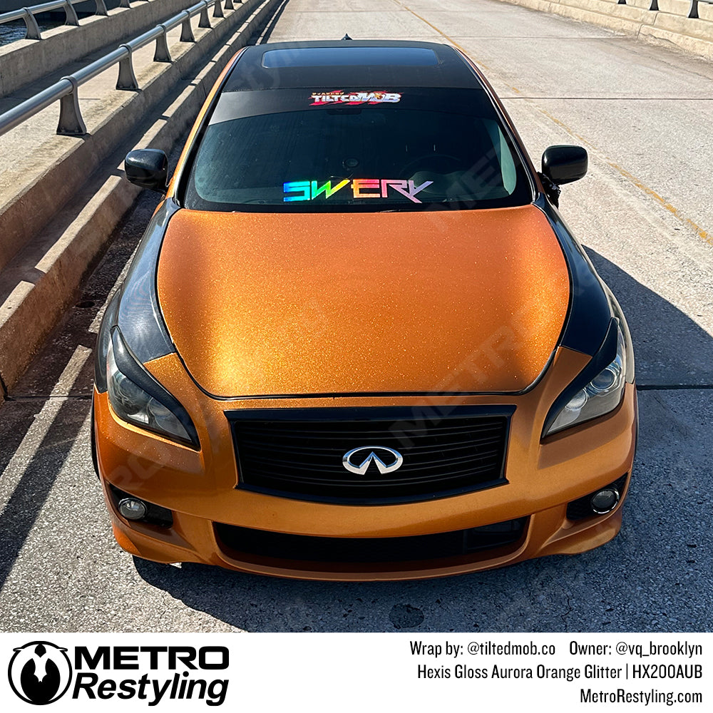 orange infiniti wrap