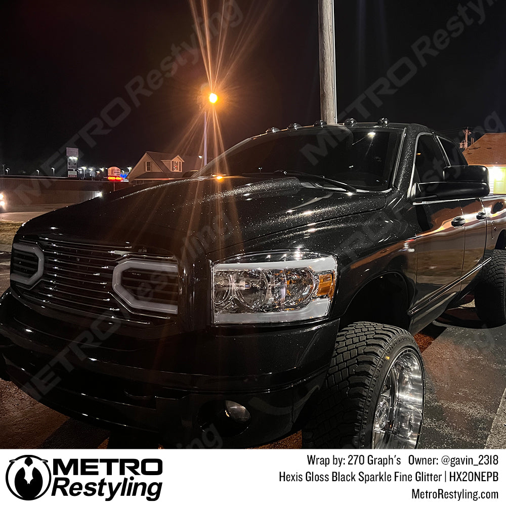 black truck wrap