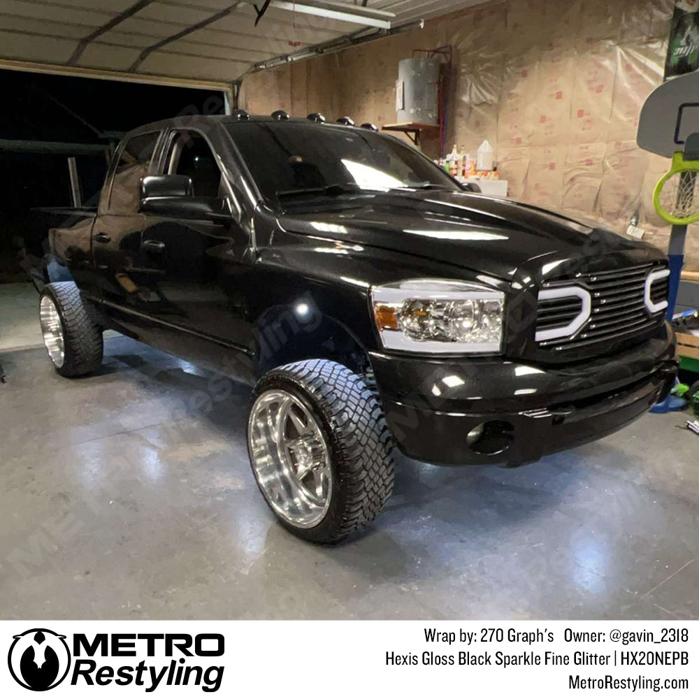 black dodge ram wrap