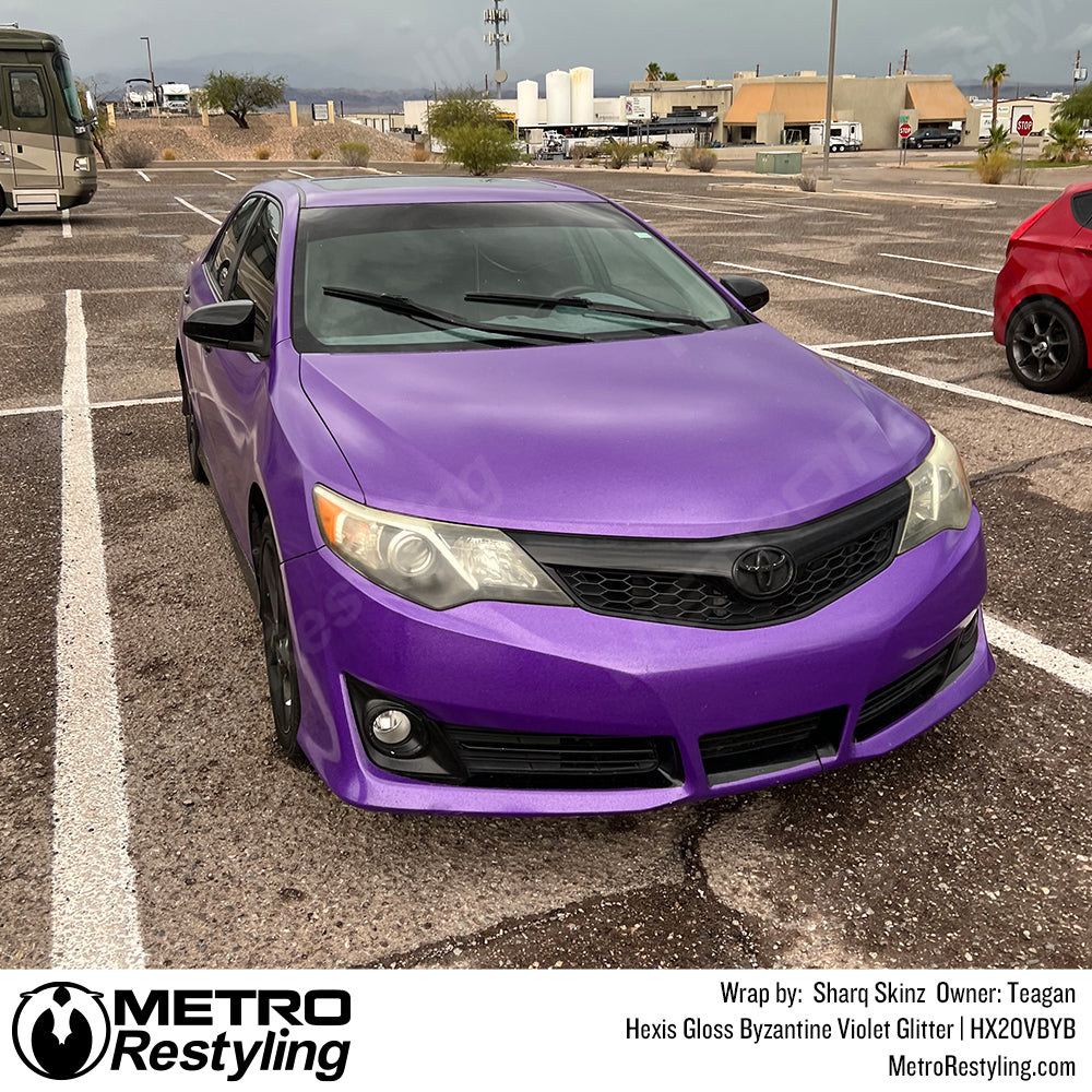 violet toyota camry wrap