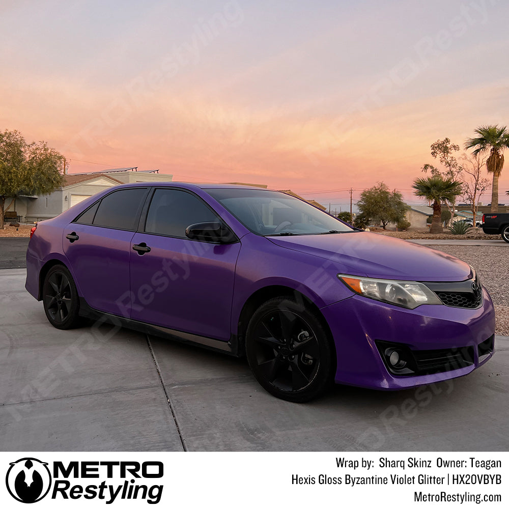 camry purple vinyl wrap