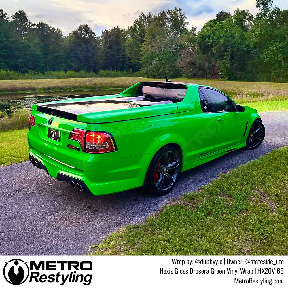 Hexis Gloss Drosera Green Vinyl Wrap | HX20V16B