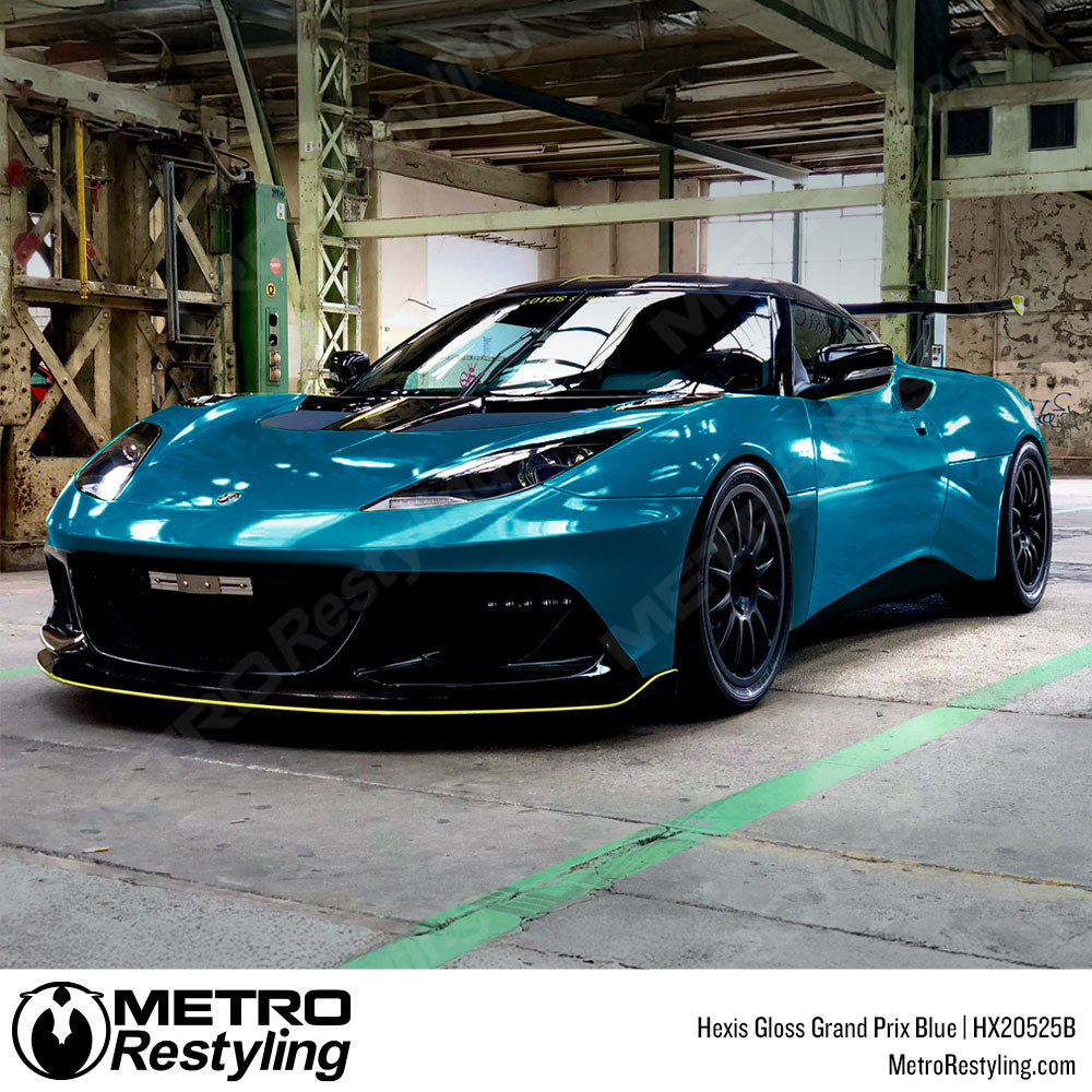 Hexis Gloss Grand Prix Blue Vinyl Wrap | HX20525B