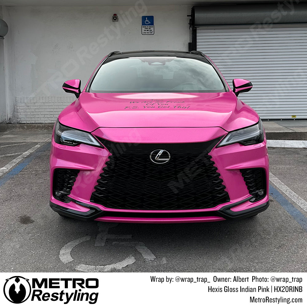 pink gloss lexus wrap