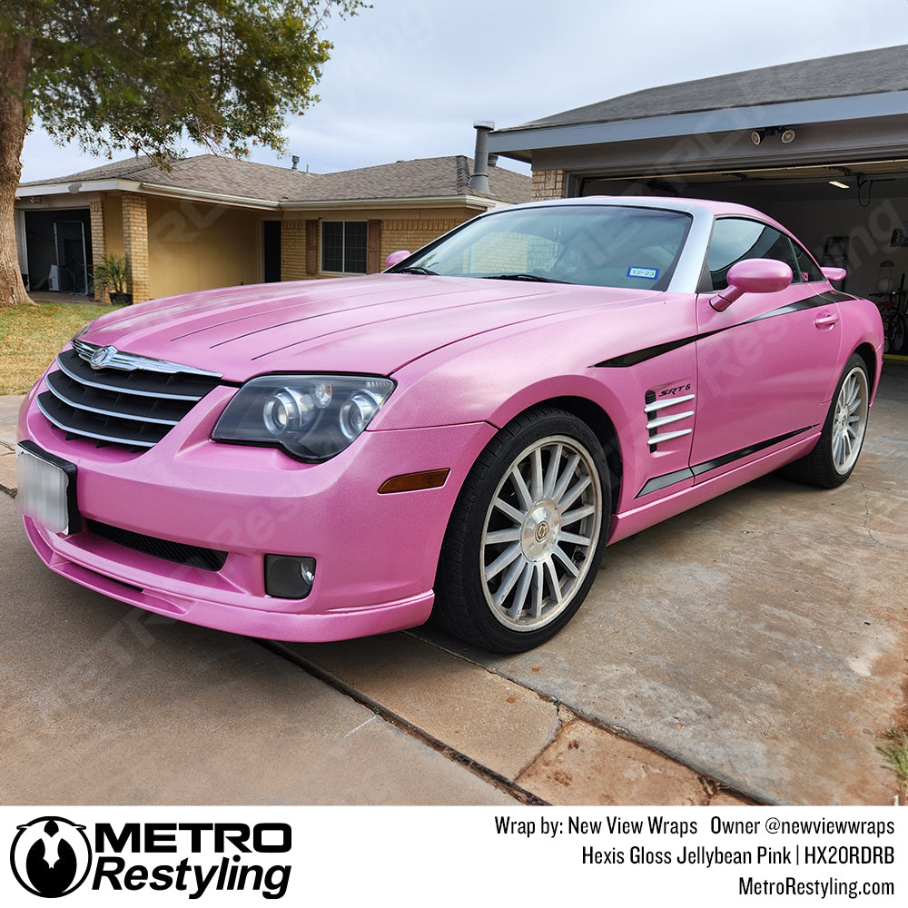 chrysler pink vinyl wrap