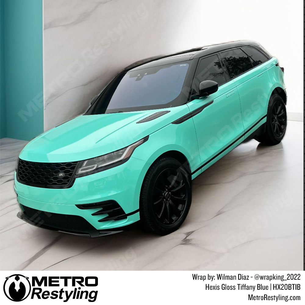 tiffany blue land rover wrap