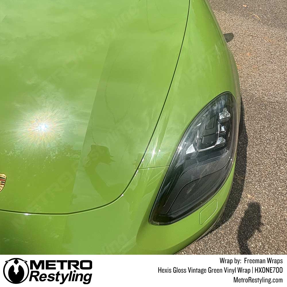 Hexis Gloss Vintage Green Vinyl Wrap | HXONE700