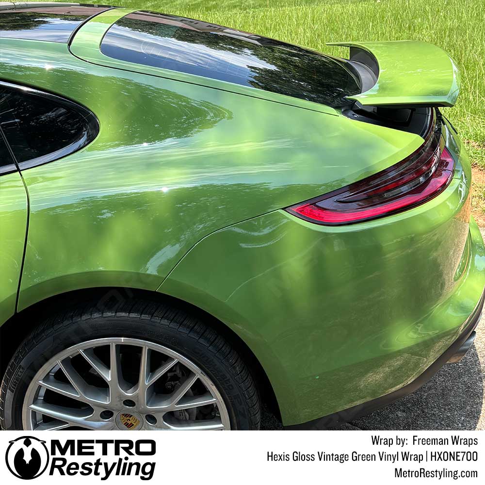 Hexis Gloss Vintage Green Vinyl Wrap | HXONE700