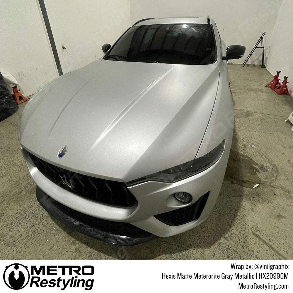 Meterorite Gray Metallic Maserati Wrap