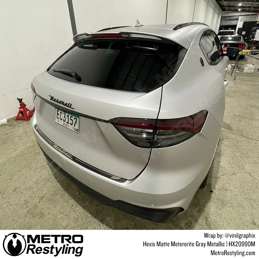 Maserati Wrapped Meterorite Gray Metallic