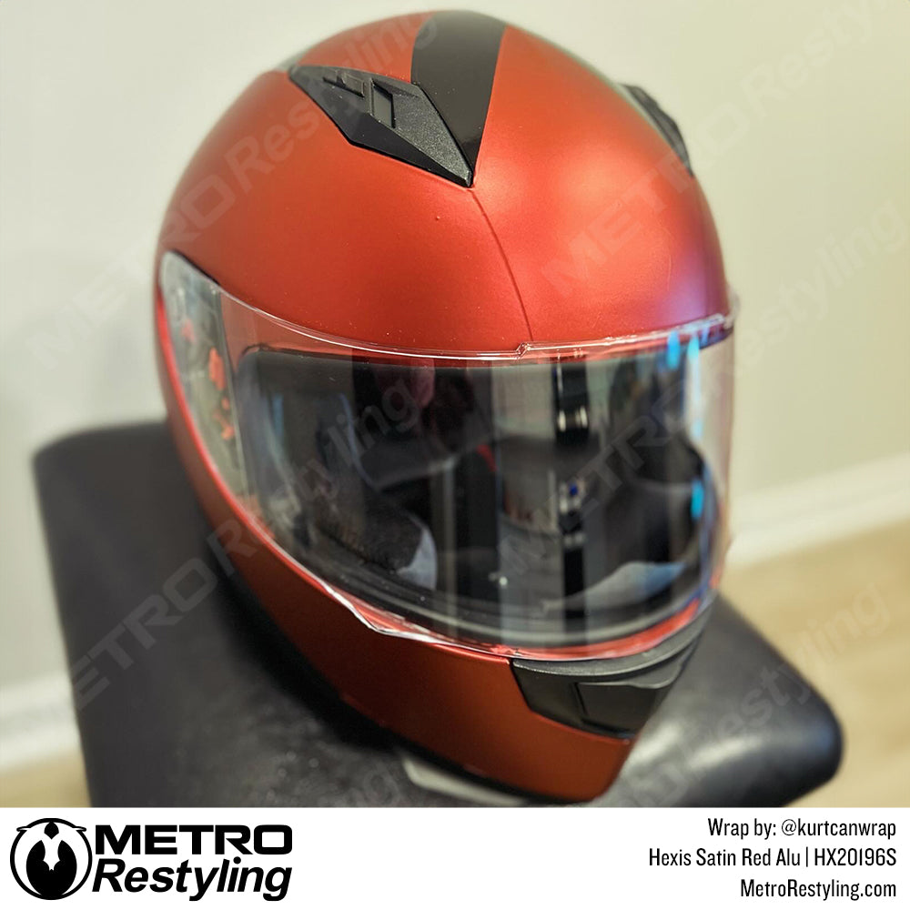 red helmet wrap
