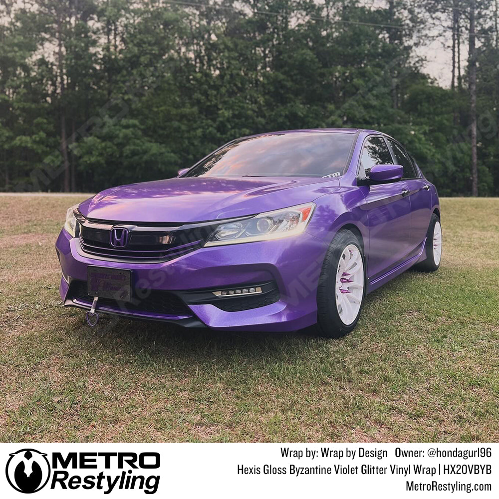 hexis violet glitter wrap