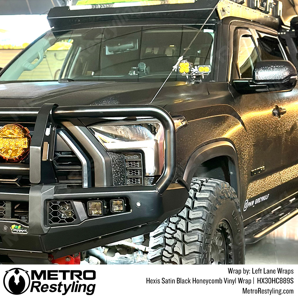 honeycomb truck wrap
