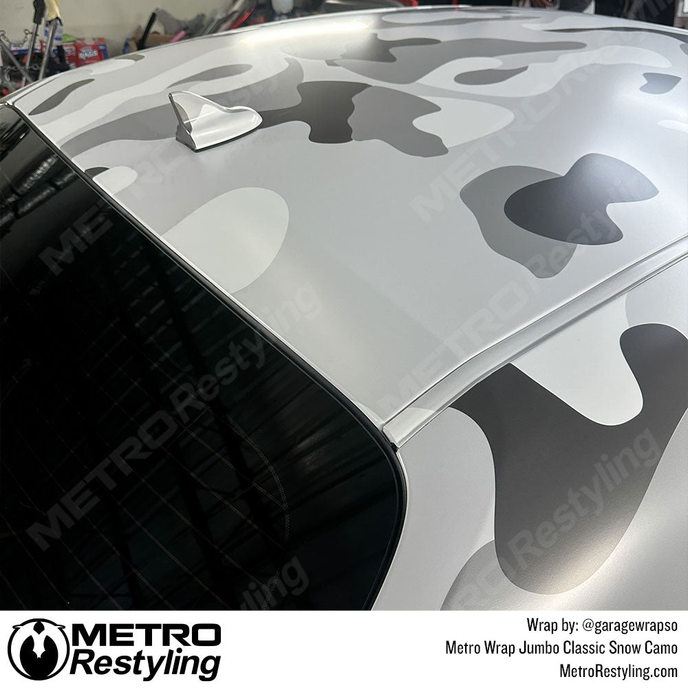 white camo roof wrap